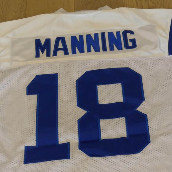 Peyton Manning NFL Indianapolis Colts Reebok White Size 52 (XXL) Stitched Jersey - Picture 9 of 9